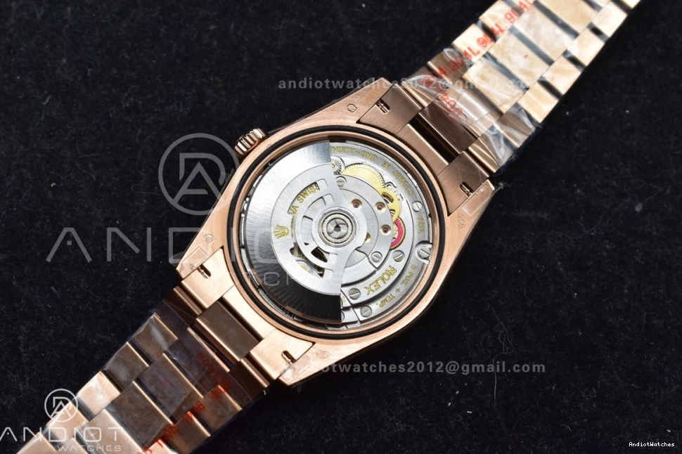 V5 RG Original Diamond (Gain 904L DayDate Grey Weight) on Square President 36 vr3255 Best Bracelet 671 QF with Dial Steel Edition 0422